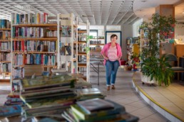 Petra Kunzmann Leiterin der Gemeindebibliothek in Birkenfeld - Fotoprojekt 